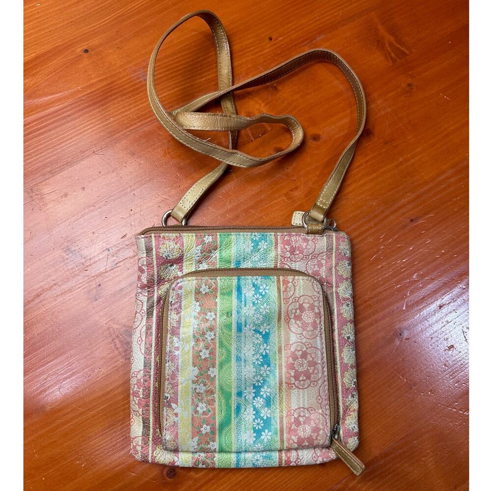 Vintage Fossil Crossbody Bag with Inner Wallet